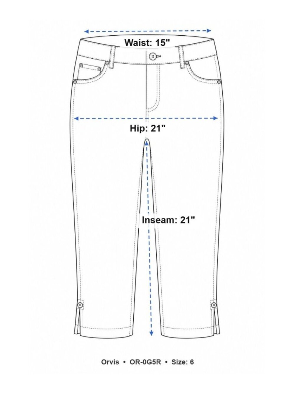 Orvis Cargo Cropped Pants Women's 6 Mint Green Cotton Hiker Gorpcore Roll Up - Picture 11 of 11